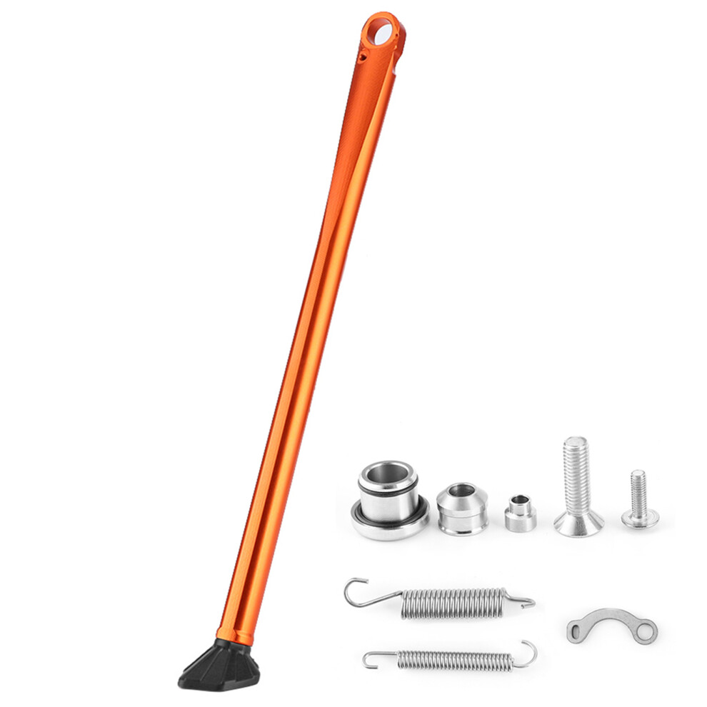 Aluminum Alloy Parking Side Stand Kickstand Orange 9121376643507