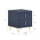 SoBuy Κομοδίνο Μπλε 40x40x47 cm 2 Συρτάρια 3