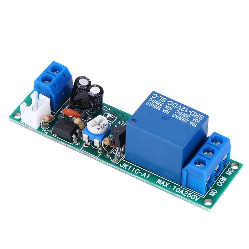 Jk11c M H2-12V Timer Relay Module Adjustable Delay 0.2S-100S 5041341127624