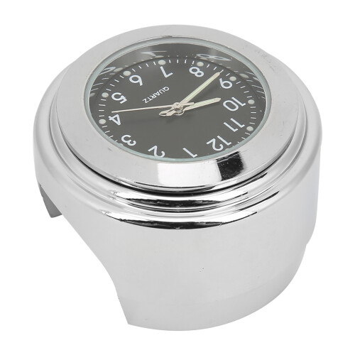 Waterproof Motorcycle Clock Chrome Plating Bike 1