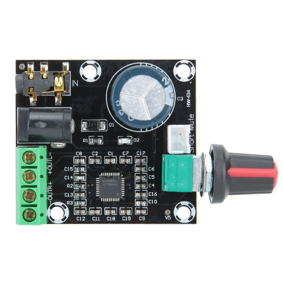 Pam8610 15W+15W Dual Channel Amplifier Board Dc 12V For Diy Audio 8451341128182