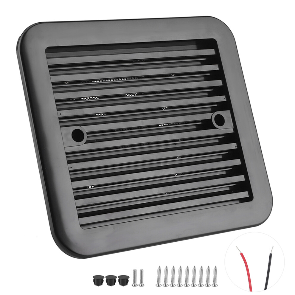 12V 4W Cooling Fan With Shutters Vent OneâWay Side 9121376644184