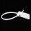 100pcs White Self-Locking Anti-Theft Cable Tie Labels, 300mm 6