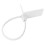 100pcs White Self-Locking Anti-Theft Cable Tie Labels, 300mm 10