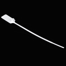 100pcs White Self-Locking Anti-Theft Cable Tie Labels, 300mm