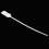100pcs White Self-Locking Anti-Theft Cable Tie Labels, 300mm 1
