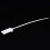 100pcs White Self-Locking Anti-Theft Cable Tie Labels, 300mm 5