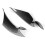 2pcs Interior Door Pull Handle Cover Trim Carbon 7