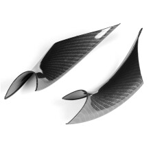 2pcs Interior Door Pull Handle Cover Trim Carbon