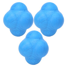 3pcs Hex Bounce Reaction Ball TPR Coordination