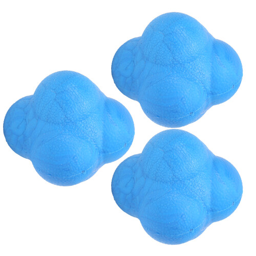3pcs Hex Bounce Reaction Ball TPR Coordination 1