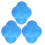 3pcs Hex Bounce Reaction Ball TPR Coordination 3