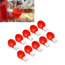 10 Stück Kleine Automatische Hühnertränken, Wasserspender für Hühner, Enten, Gänse, Truthähne