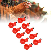 Automatischer Wasserbecher für Geflügel, verstellbarer Trinknapf für Enten, 10 Stück