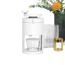 Shaved Ice Machine Manual, Rustproof Portable Ice Breaker for Smoothies and Slushies, Ideal for Home Bakery and Cafe
