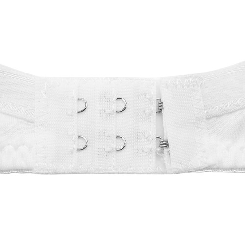 Comfortable Cotton Front Open Nursing Bra for Maternity - White 34/75 2
