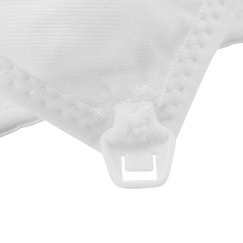 Cotton Front Open Maternity Nursing Bra White36/80 Adjustable Seamless 2