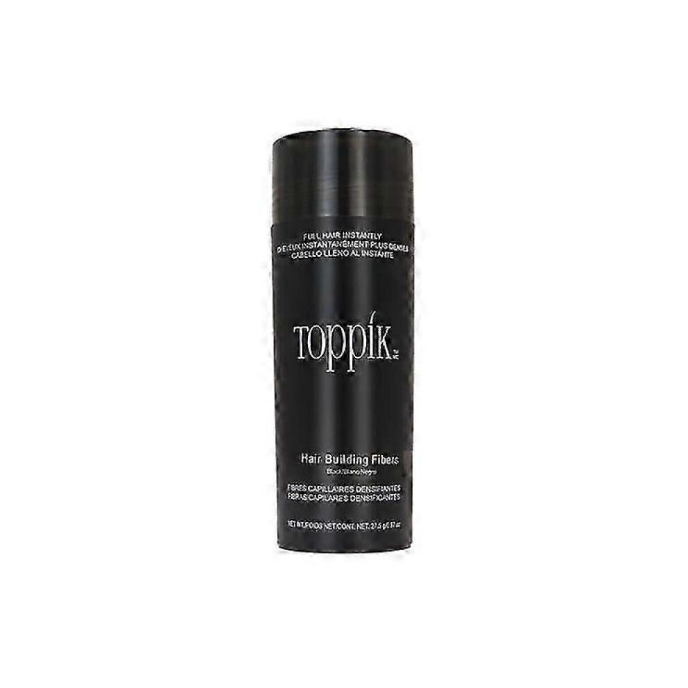 Toppik Hair Building Fibers, Medium 27.5g, Dark Brown, Instantly Thickens Hair