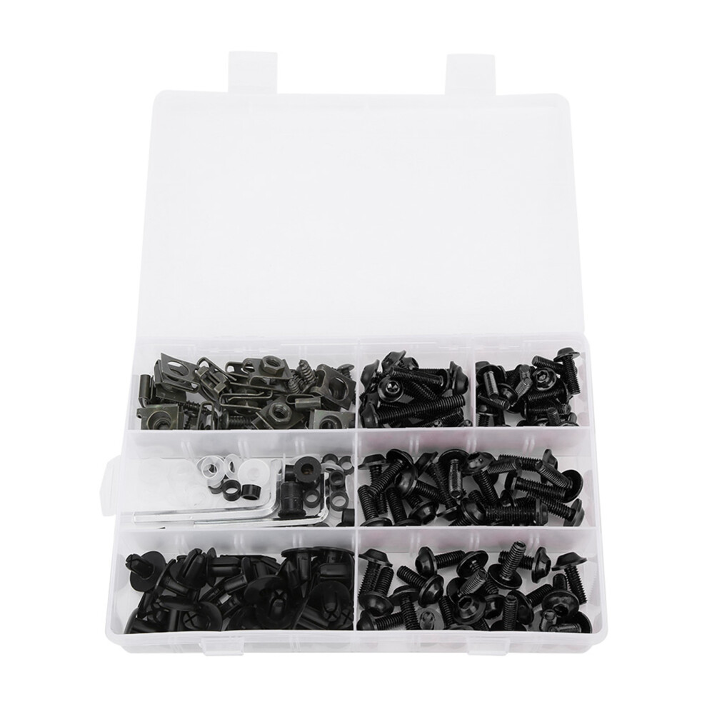 198Pcs/Set Windscreen Fairing Screws M5 M6 Bolts 9121376646102