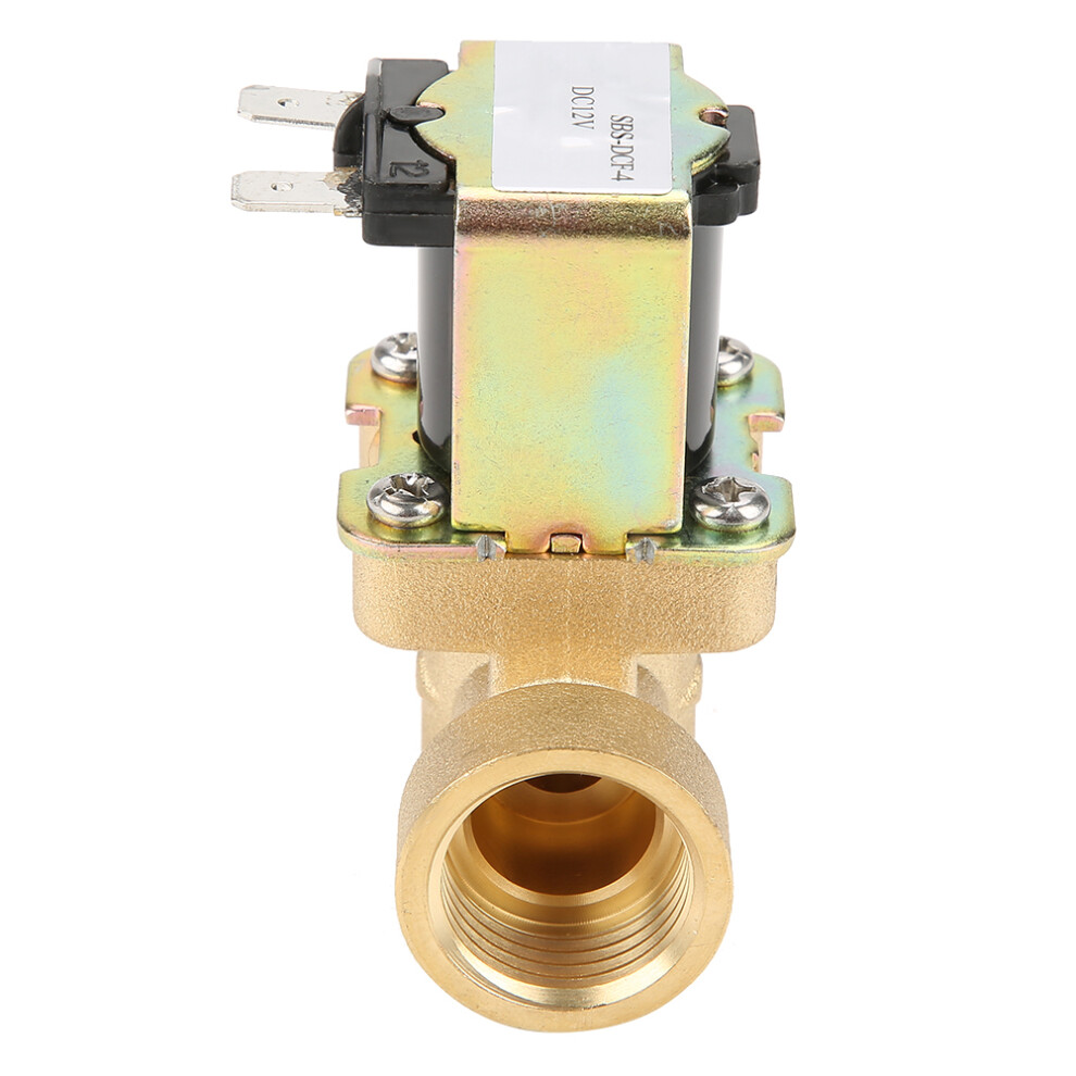 Water Inlet Solenoid Valve Brass Dn15 G1/2 Dc 12V Pilot Operated 3781341134506