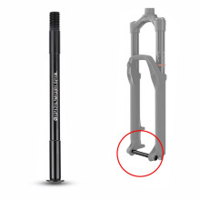 Vorderradgabel Durchachse 12*171L*M12(1.5)*19L Aluminium Schwarz