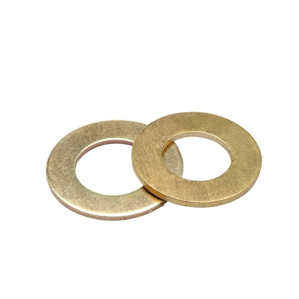 Large Round Brass Copper Gasket M24 X 44 X 2.0 Mm, Flat Seal Washer, Screw Seal Compatible With M18 M20 M22 M24 M27 M30 M33 M36 6947110132983