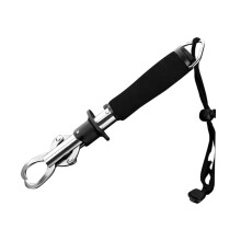 Stainless Steel Fish Gripper 2-Pack with Fishing Lip Grip Holder Portable Fish Finder Tongs for Carp Fishing