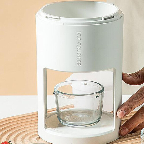 Shaved Ice Maker Manual Ice Crusher Machine Portable for Smoothies Slushies Rustproof Kitchen Gadget for Cafe Bakery 1