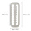 4pcs Weight Belt Retainer 304 Stainless Steel 14