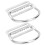 2Pcs Weight Belt Keeper Stopper Bent D Ring with 2