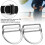 2Pcs Weight Belt Keeper Stopper Bent D Ring with 15