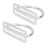 2pcs 304 Stainless Steel D Ring Diving Buckle 3
