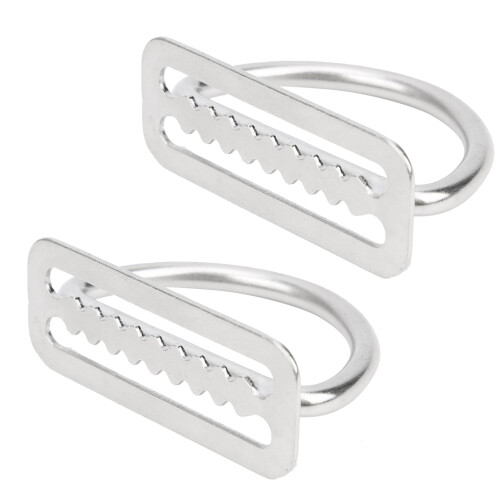 2pcs 304 Stainless Steel D Ring Diving Buckle 2