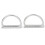 2pcs 304 Stainless Steel D Ring Diving Buckle 6