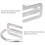 2pcs 304 Stainless Steel D Ring Diving Buckle 15