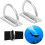 2pcs 304 Stainless Steel D Ring Diving Buckle 9