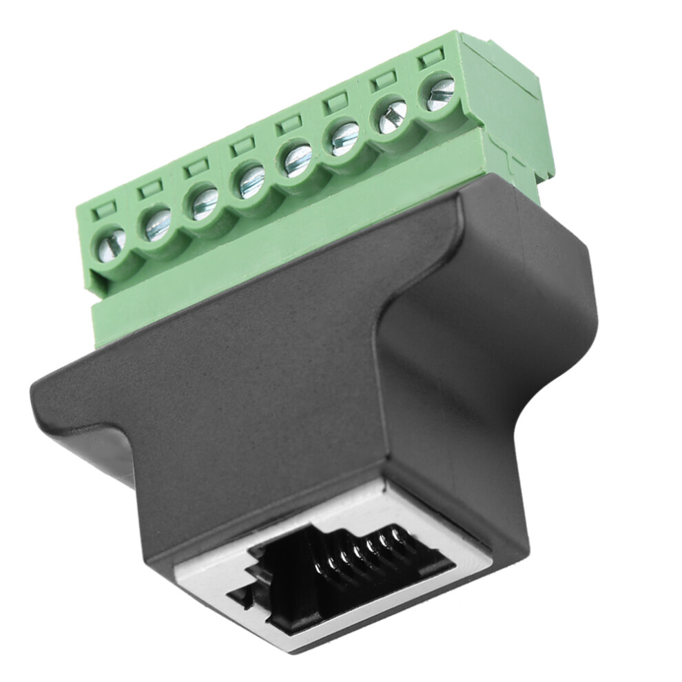 Stable Rj45 Female To Terminal Connector For Cctv Dvr Systems 8361341136806
