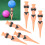 6pcs PE Plastic Golf Tees Beauty Bikini Shape 9