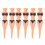 6pcs PE Plastic Golf Tees Beauty Bikini Shape 1