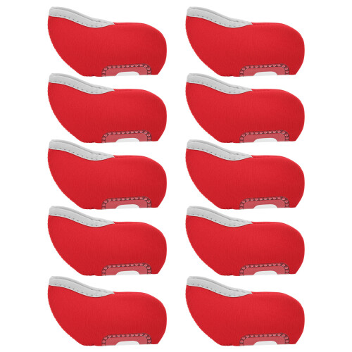 10Pcs Golf Putter Head Cover Iron Club See Through