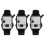 3Pcs Golf Score Counter Watch Manual Type Stroke 3