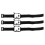 3Pcs Golf Score Counter Watch Manual Type Stroke 8