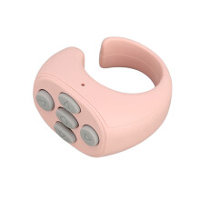 Smart Ring Controller Bluetooth 5.3 Wireless Fernbedienung Seitenwechsler für TikTok Elektrisches Buch Pink