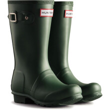 (Green, 2 (Adults')) Hunter Junior Originals Boot Rubber Kid's Hunter Green Wellington Boots