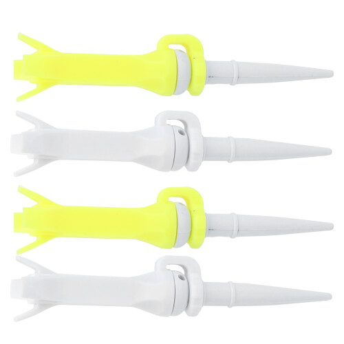 4Pcs PU Plastic 4 Claw Golf Tees 180 Degree 2