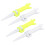 4Pcs PU Plastic 4 Claw Golf Tees 180 Degree 2
