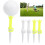 4Pcs PU Plastic 4 Claw Golf Tees 180 Degree 10