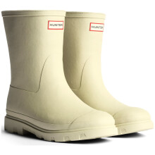 (Grey, 11 (Adults')) Hunter Downpour Short Insulated Boot Rubber Men's Gravel Wellington Boots