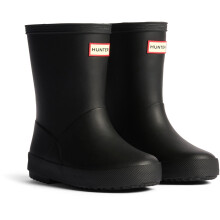 (Black, 4 (Adults')) Hunter Kids First Insulated Boot Rubber Kid's Black Wellington Boots