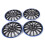 4pcs 15in Wheel Hubcap Snap On Hub Caps Cover 4